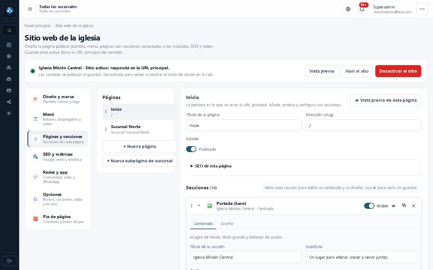 Sitio web público